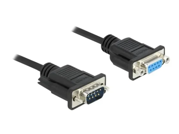 DELOCK Seriell Kabel RS-232 Sub-D9 2m