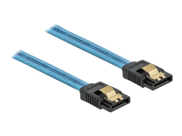 DELOCK SATA 6 Gb/s Kabel blau 50cm