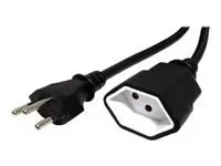 VALUE Power Cable black extension 5m