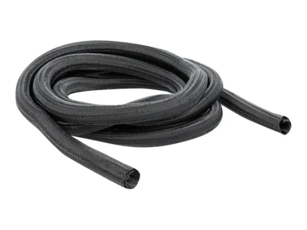 DELOCK Geflechtschlauch 5mx25mm schwarz