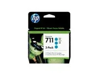 HP 3x 711 Tinte Cyan DJ T120 520