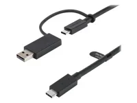 STARTECH USB-C Cable with USB-A Adapter