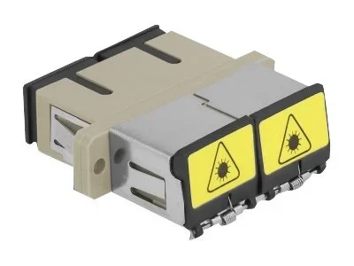 DELOCK LWL Kupplung SC Duplex beige