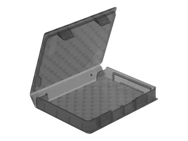 DELOCK Schutzbox 6,35cm HDD/SSD grau