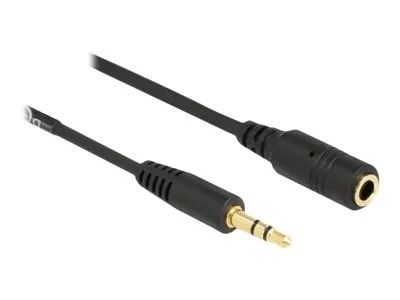 DELOCK Spiralkabel Verlängerung 3,5mm