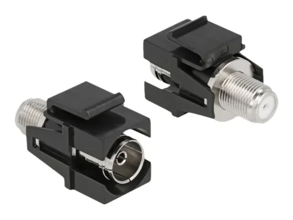 DELOCK Keystone Modul IEC Buchse zu F