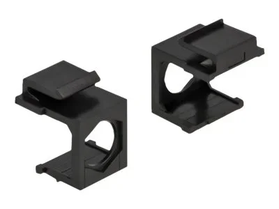 DELOCK Keystone Abdeckung schwarz 9.7mm