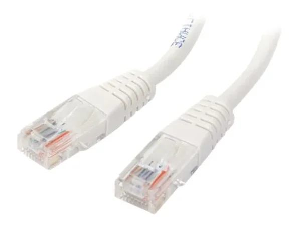 STARTECH 15 m White Molded Cat5e UTP