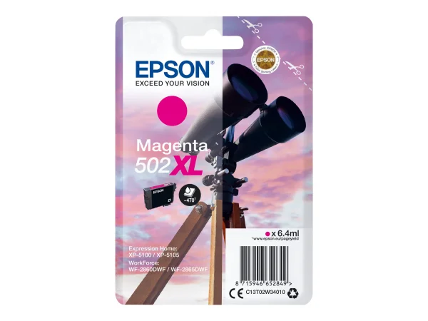 EPSON 1LB Singlepack Magenta 502XL w/s