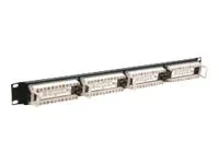 EFB Patchpanel UTP 24-Port 1HE SCHWARZ