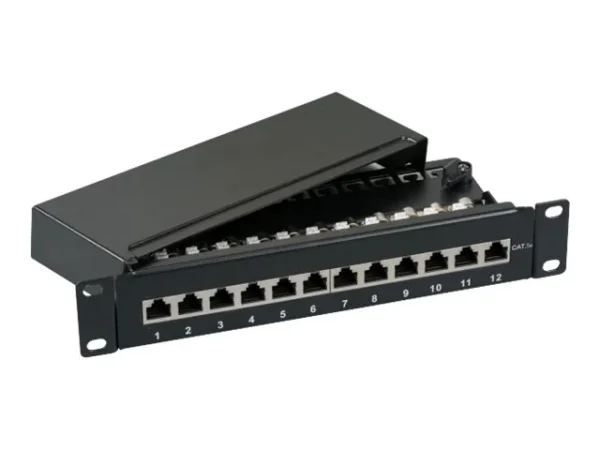 EFB Mini Patchpanel STP 12-Port 1HE GRAU