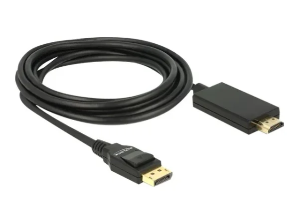 DELOCK Kabel Displayport 1.2 > HDMI-A 3m