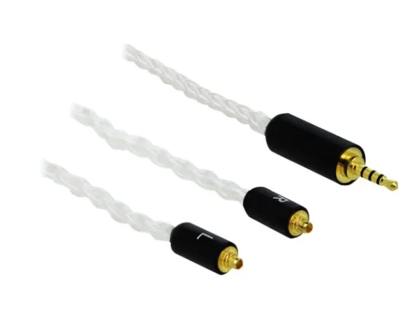 DELOCK Audio Kabel 2,5 mm 4Pin zu 2xMMCX