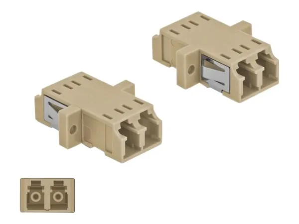 DELOCK LWL Kupplung LC Duplex Buchse