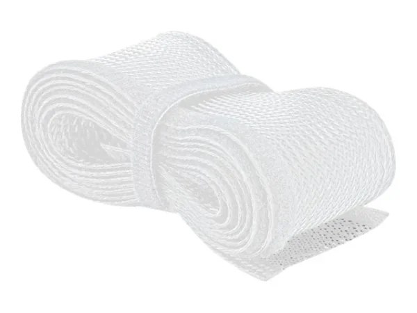 DELOCK Geflechtschlauch 2m x 19mm weiss