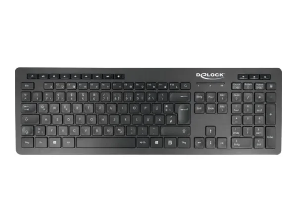 DELOCK USB Tastatur 2,4GHz kabellos