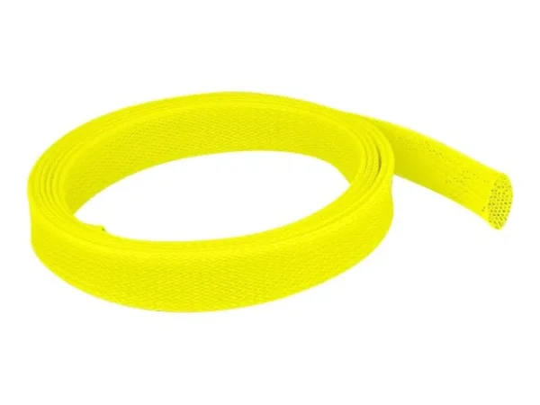 DELOCK Geflechtschlauch 2mx25mm gelb