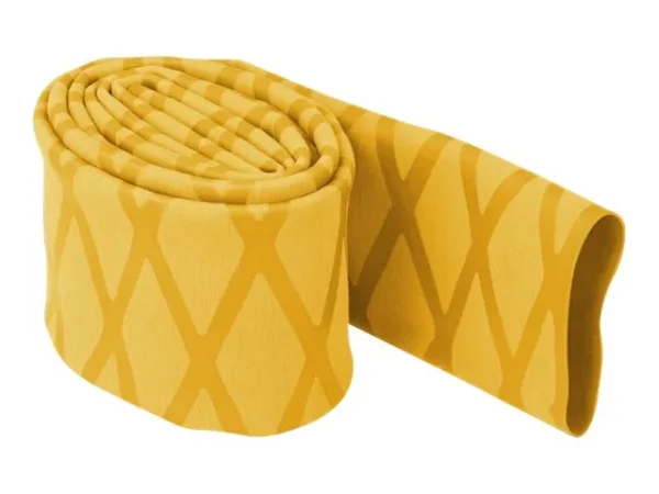 DELOCK Schrumpfschlauch X-Muster gelb