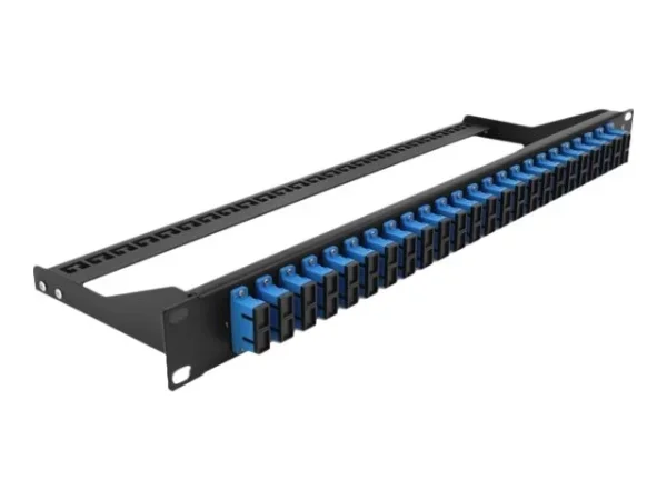 DELOCK 48,3cm LWL Patch. 24 Port SC blau