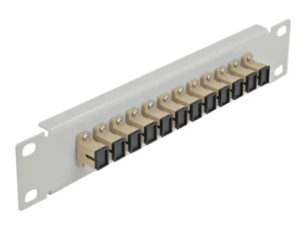 DELOCK 30,5cm LWL Patchpanel 12P SC