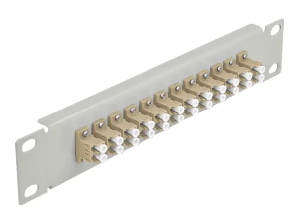DELOCK 30,5cm LWL Patchpanel 12P LC