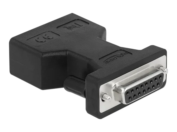 DELOCK D-Sub 15 Pin Buchse zu 2xRJ45