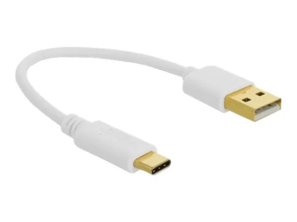 DELOCK USB Ladekabel Typ-A zuType-C 15cm
