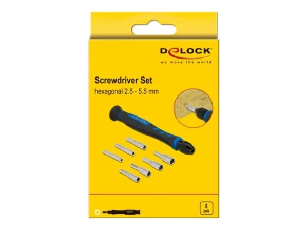 DELOCK Schraubendreherset 8-teilig