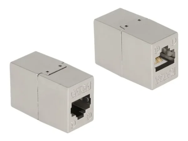 DELOCK Adapter RJ45 Buchse Cat.6A Metall
