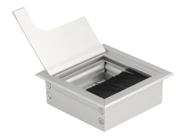 DELOCK Tischeinbau Bürste 80x80x28mm