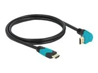 DELOCK HDMI Kabel zu 90 unten gew. 1m