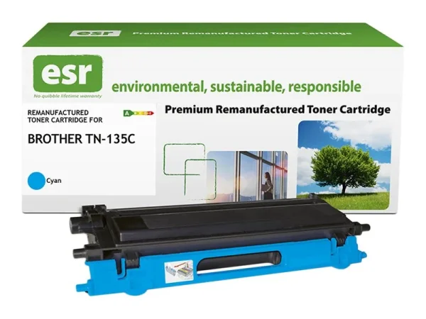 ESR cartr Brother TN-135C cyn reman 4k