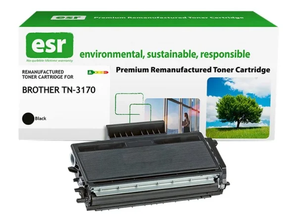 ESR cartr Brother TN-3170BK blk reman 7k