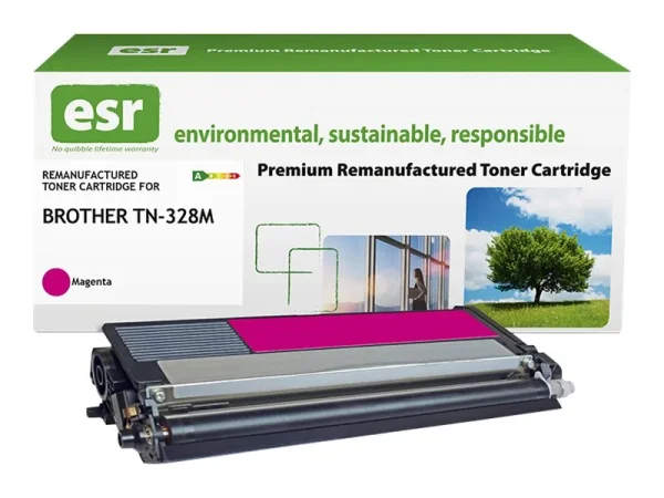 ESR cartr Brother TN-328M mgt reman 6k