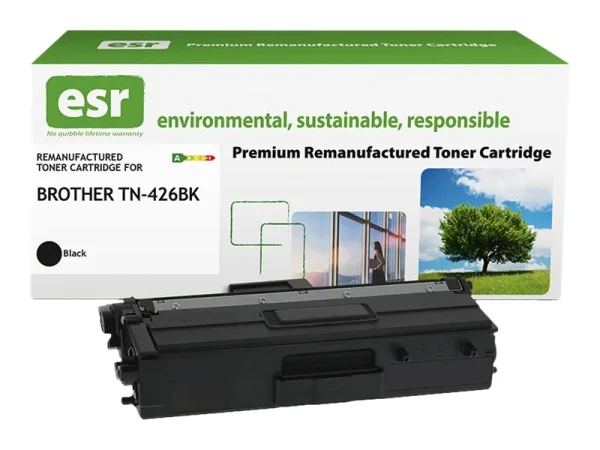 ESR cartr Brother TN-426BK blk reman 9k