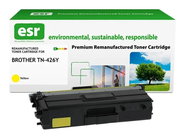 ESR cartr Brother TN-426Y ylw reman 6.5k
