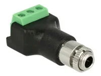 DELOCK Terminalblock 3 Pin>Klinkenbuchse