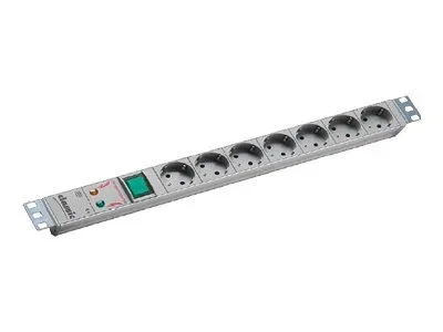 BACHMANN 48,26cm Steckdosenleiste 7-fach