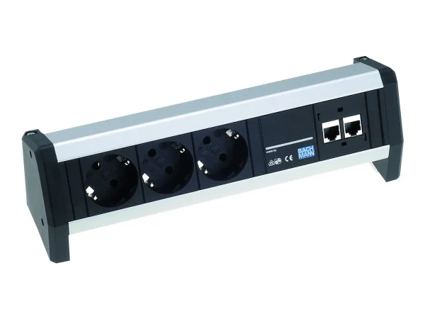 BACHMANN 4x Schutzkontakt fest verbunden