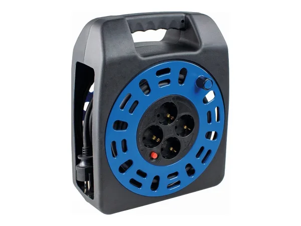 BACHMANN Aufrollkabelbox 4xSchutzkontakt