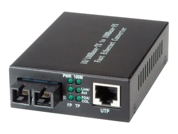 VALUE Fast Ethernet Konverter RJ-45 - SC