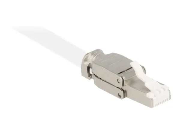 DELOCK RJ45 St Cat.6A STP werkzeugfrei
