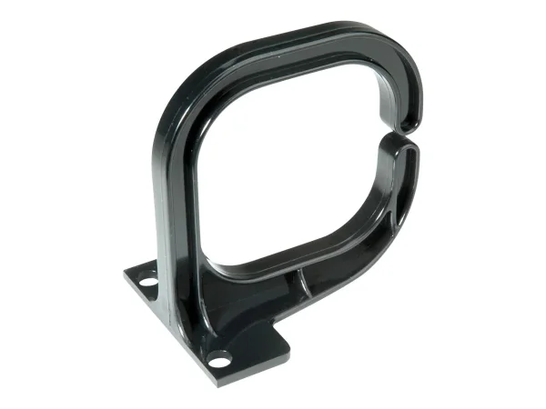 VALUE Kabelöse 80×80mm Kunststoff sw