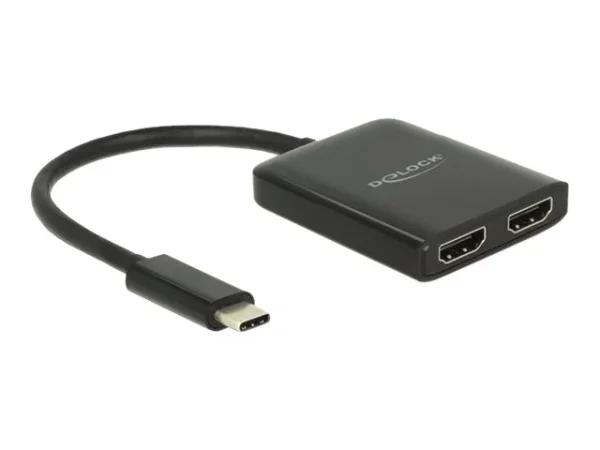 DELOCK USB Type-C Splitter > 2 x HDMI