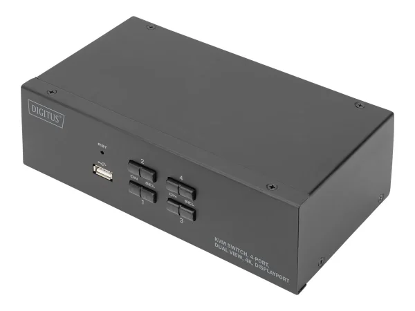DIGITUS 4 Port Displayport Dualview 4K