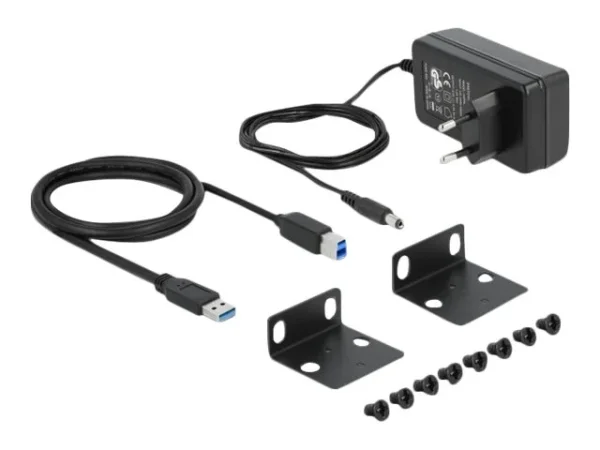 DELOCK 25,4cm Industrie Hub 10xUSB 3.2