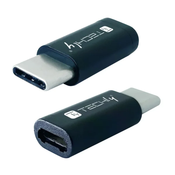 TECHLY Adapter USB-C M auf Micro USB F 4