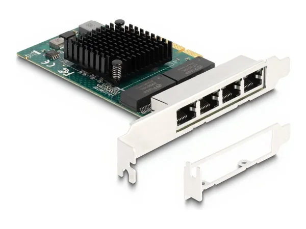 DELOCK PCI Express x4 Karte zu 4 x RJ45