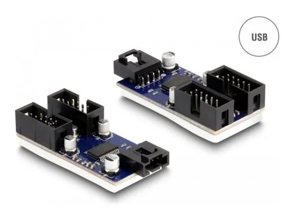 DELOCK USB 2.0 Pfostenstecker Hub 2 Port