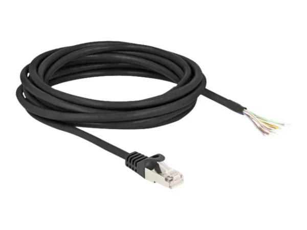 DELOCK Kabel RJ50 S/FTP 5m schwarz